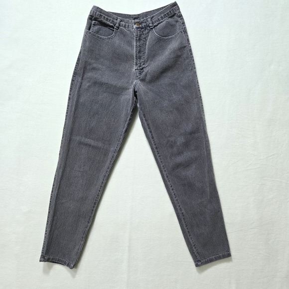 Gramicci Pants Womens Size 10 Cotton Chino Made In USA Hard Ribbed Blue-Gray - Picture 1 of 12